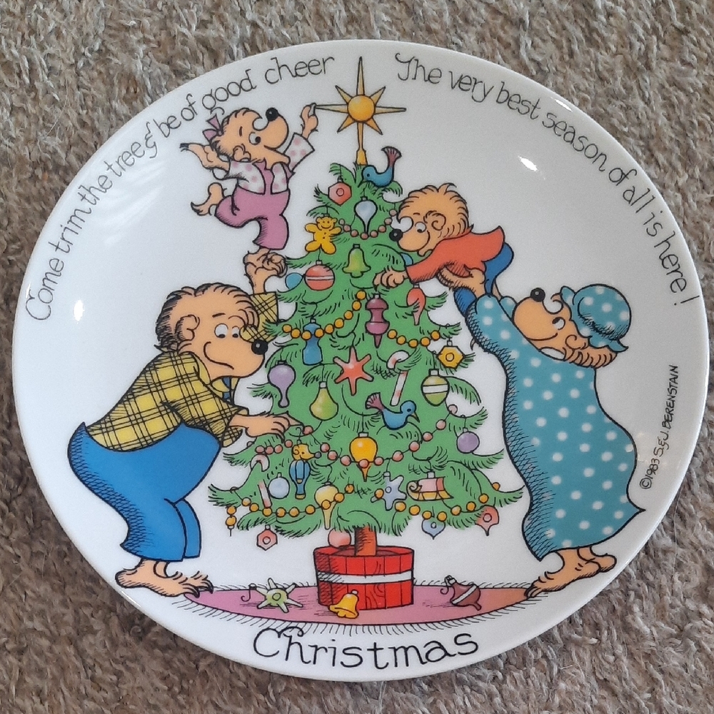 Christmas Tree Decorative Plate
